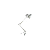DESK LAMP,E27 1X60W,BULB EXCL,METAL+PLASTIC,SILVER,ARQUITECTO